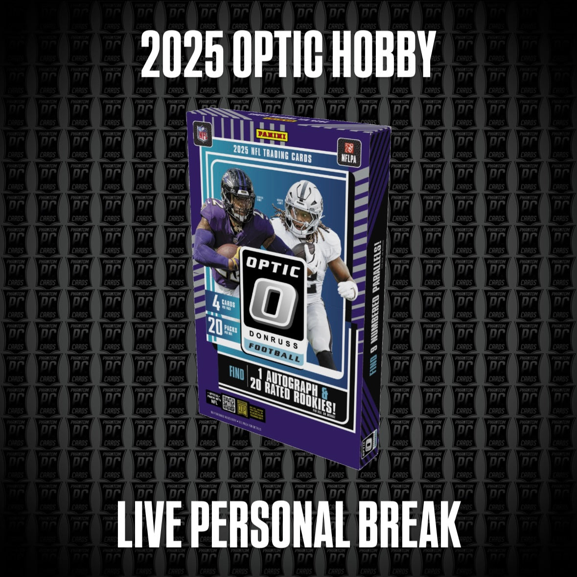 2025 Donruss Optic Football HOBBY Box