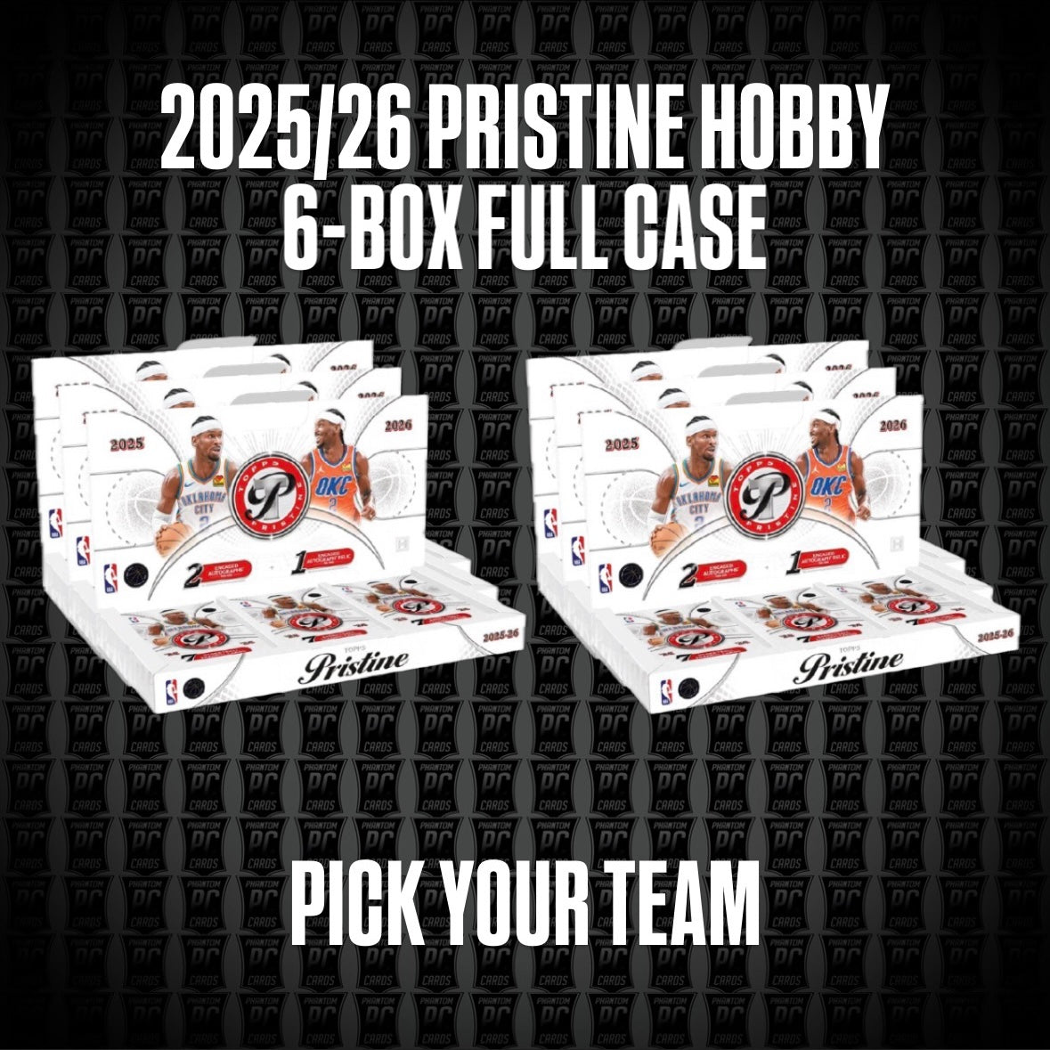 *NEW* 6-Box CASE 2025 Topps Pristine Hobby Basketball Break - Pick Your Team (Thursday 9/24/26)