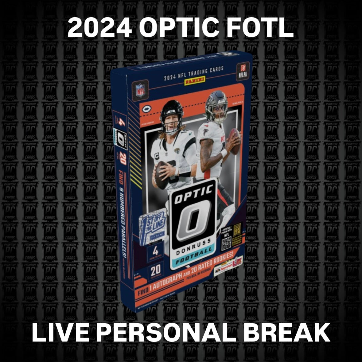 2024 Donruss Optic Football FOTL 1st off the Line Box