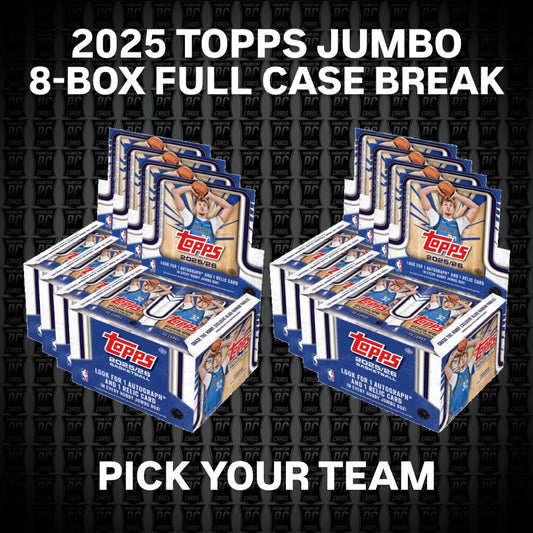 8-BOX FULL CASE 2025 Topps JUMBO Basketball Break - Pick Your Team (Thursday 10/30/25)