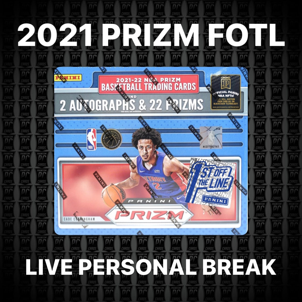 2022 Panini Prizm Football Hobby Box – PHANTOM