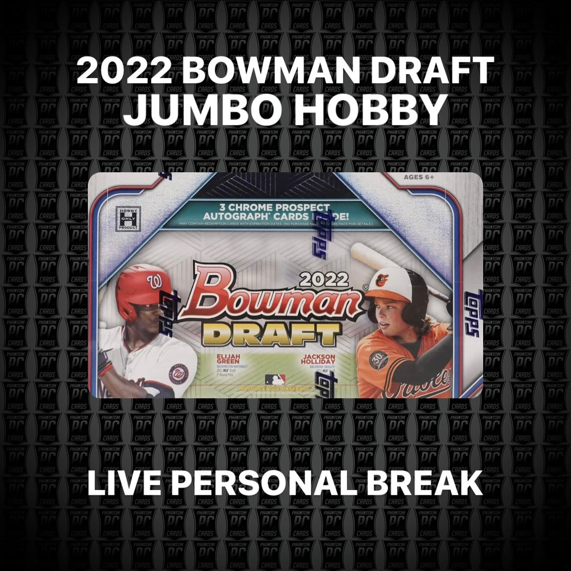 2022 Bowman Draft Baseball Hobby Jumbo Box