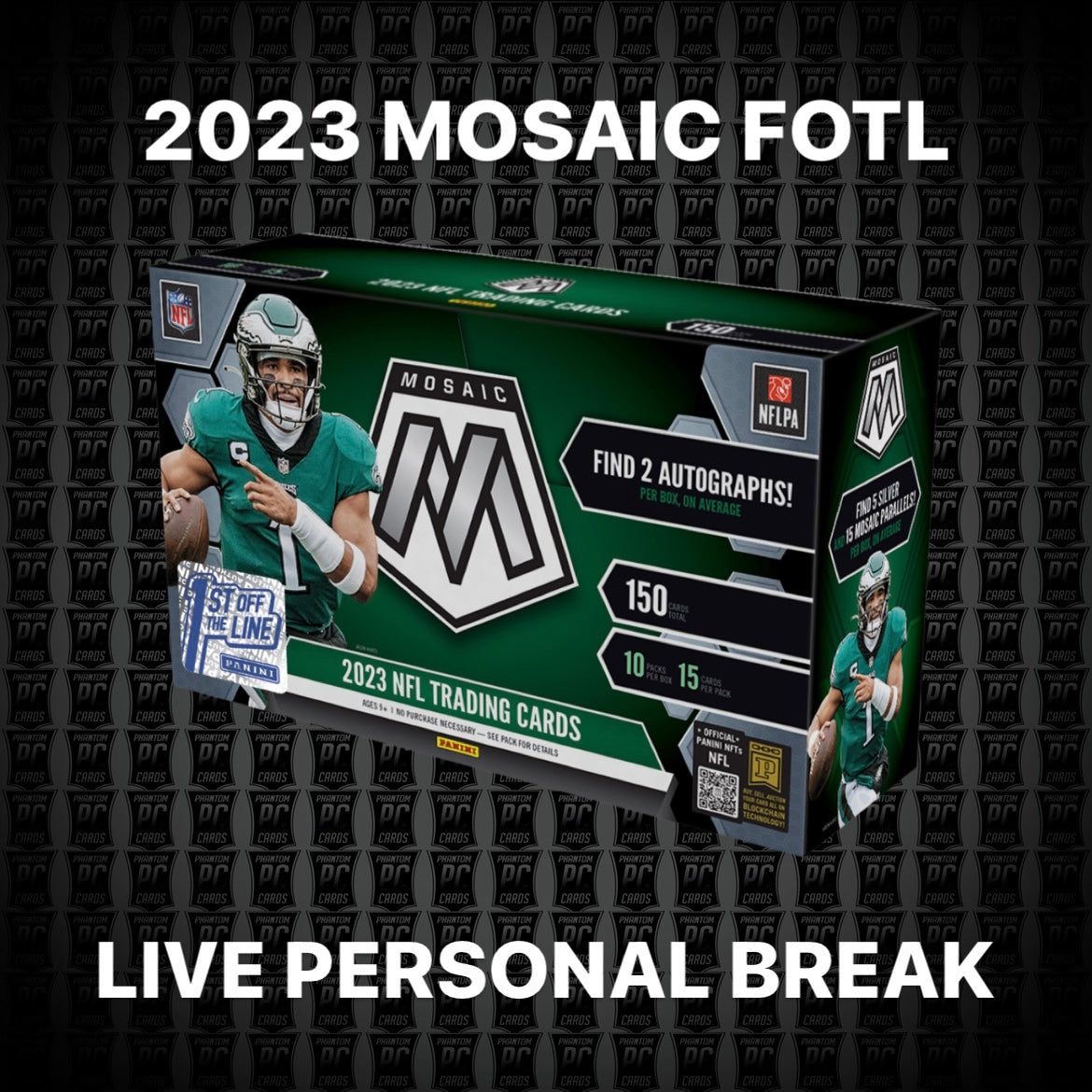 2022 Panini Prizm Football Hobby Box – PHANTOM