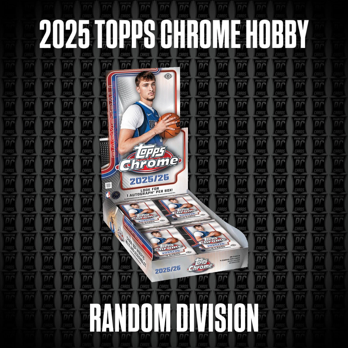 2025 Topps Chrome HOBBY Basketball Break - Random Division or 5 Random Teams (Saturday 12/20/25)