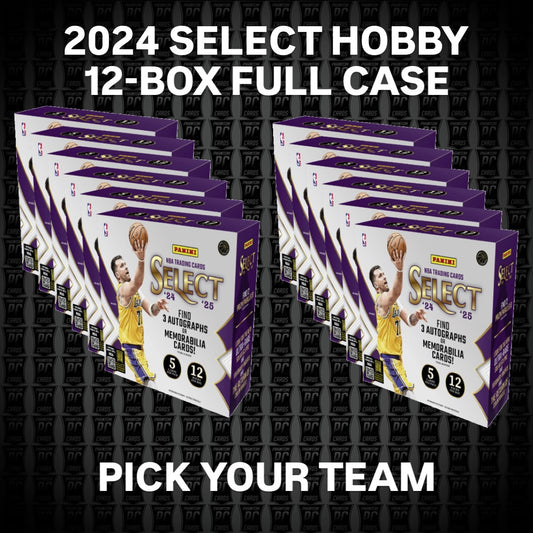 12-BOX FULL CASE (#1) 2024 Select HOBBY Basketball - Pick Your Team (Sunday 6/22/25)