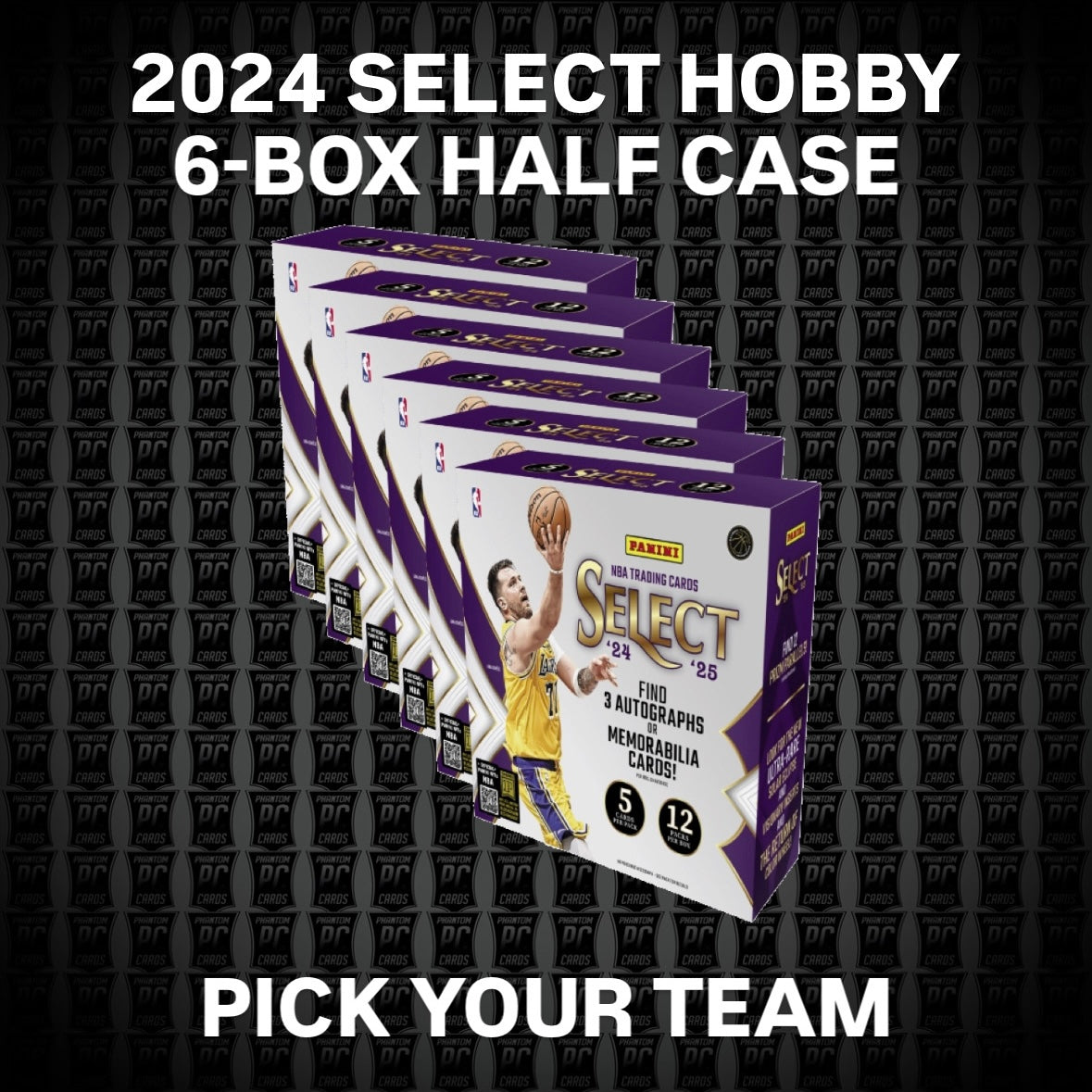 6-BOX 2024 Select HOBBY Basketball - Pick Your Team (Sunday 6/22/25)