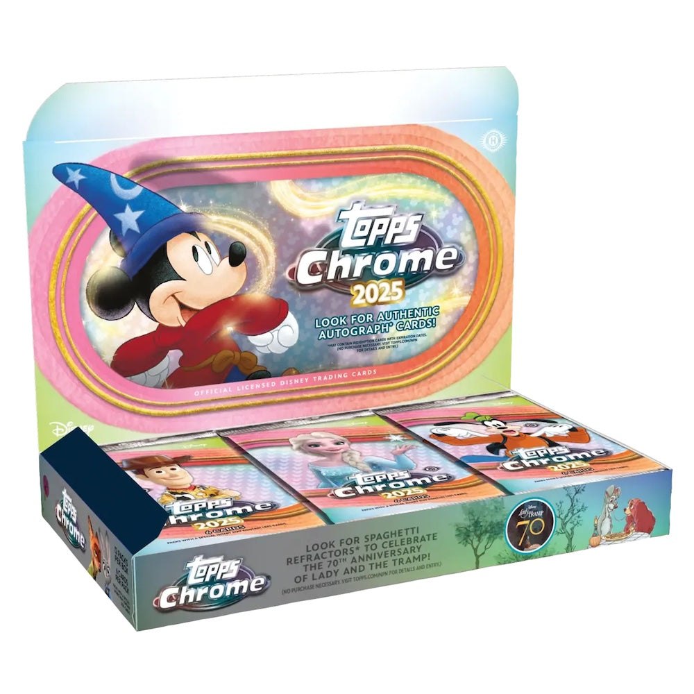 2025 Topps Chrome Disney Hobby Box