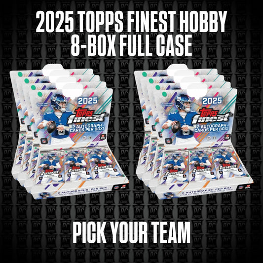 8-Box CASE 2025 Topps Finest HOBBY Football Break - Pick Your Team (Friday 5/15/26)