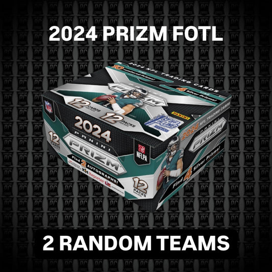 2024 Prizm Football FOTL 1st off the Line Box Break -- 2 RANDOM TEAM (Sunday 12/22/24)