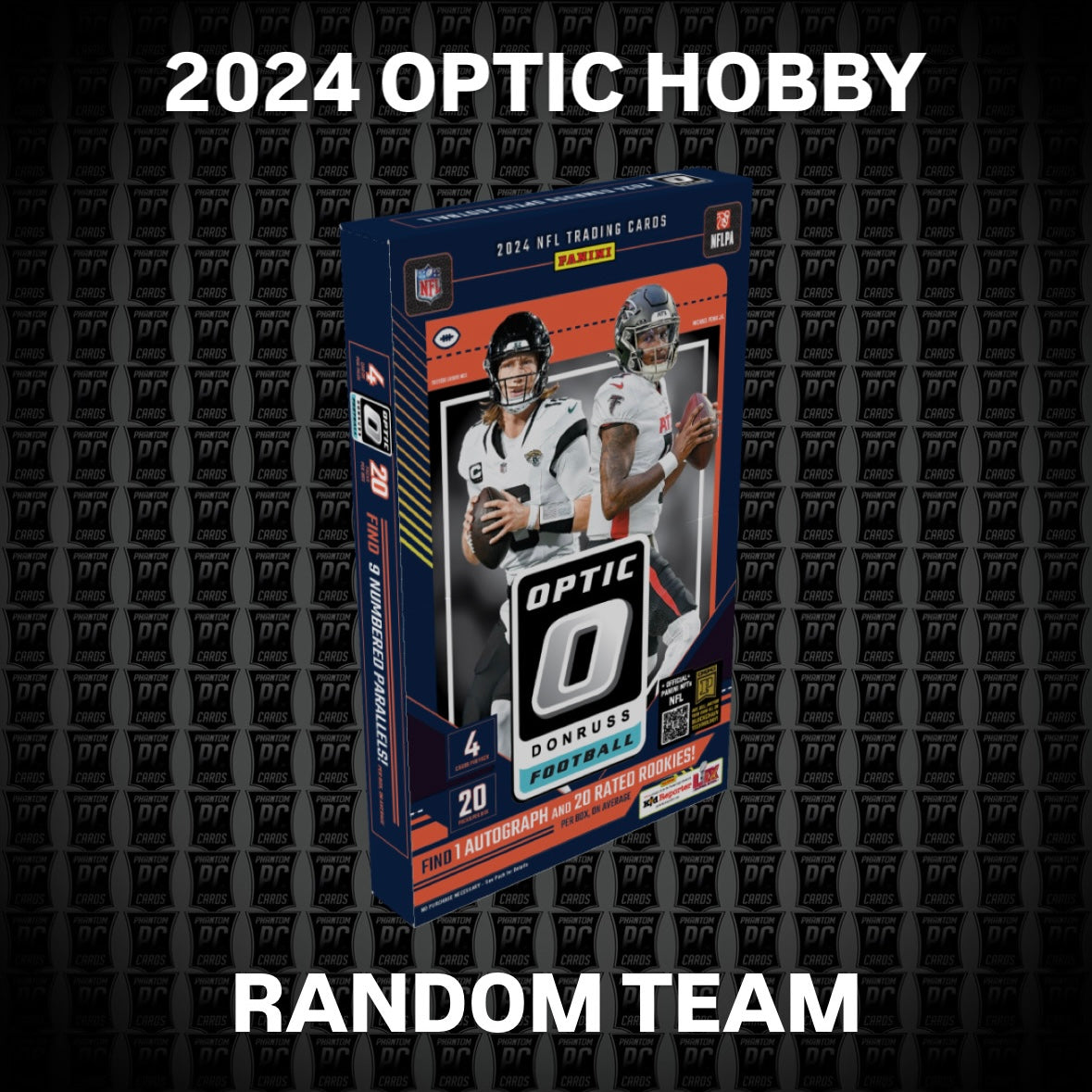 2024 Optic Football HOBBY Box Break -- RANDOM TEAM (Thursday 5/15/25)