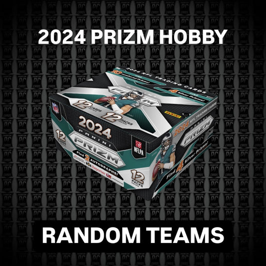 2024 Prizm Football HOBBY Box Break -- RANDOM TEAM (Sunday 12/22/24)