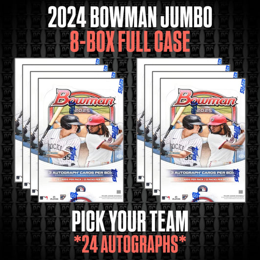 8-BOX 2025 Bowman Jumbo Baseball -- PICK YOUR TEAM (Sunday 5/11/25)