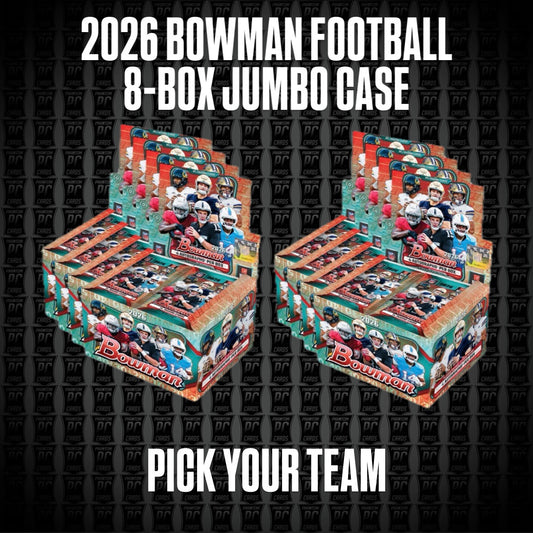 8-Box CASE 2026 Bowman JUMBO Football Break - Pick Your Team (Wednesday 9/30/26)