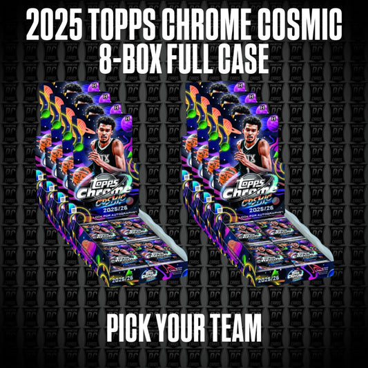 8-Box Full Case 2025 Topps Chrome Cosmic HOBBY Basketball Break - Pick Your Team (Thursday 4/30/26)
