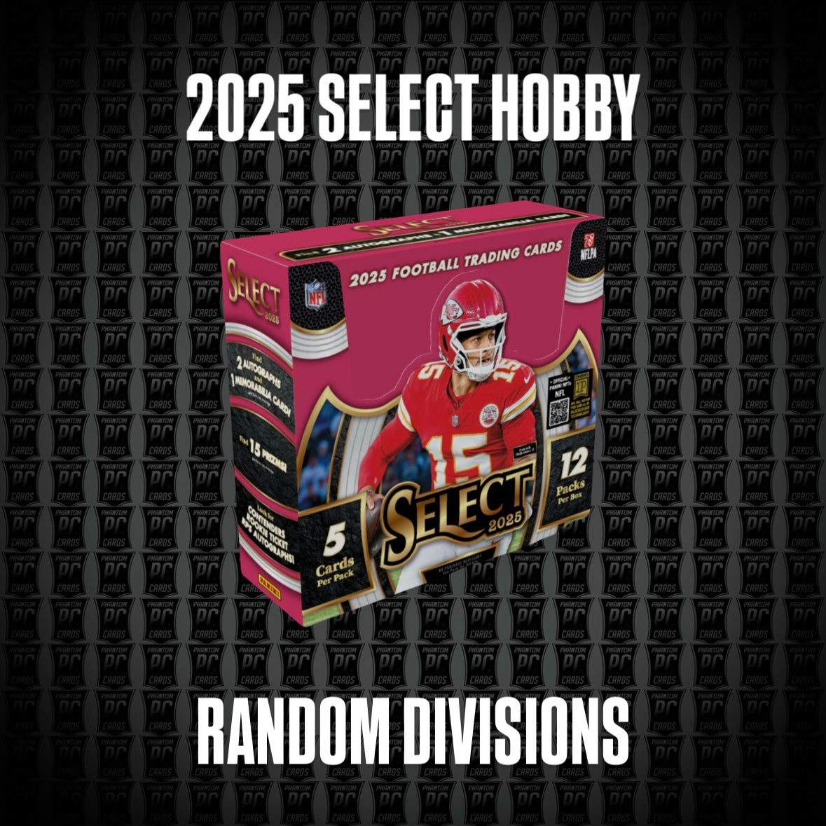 2025 Select Football Hobby Box Break - Random Division or 4 Random Teams