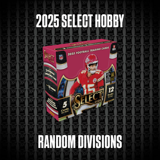 2025 Select Football Hobby Box Break - Random Division or 4 Random Teams