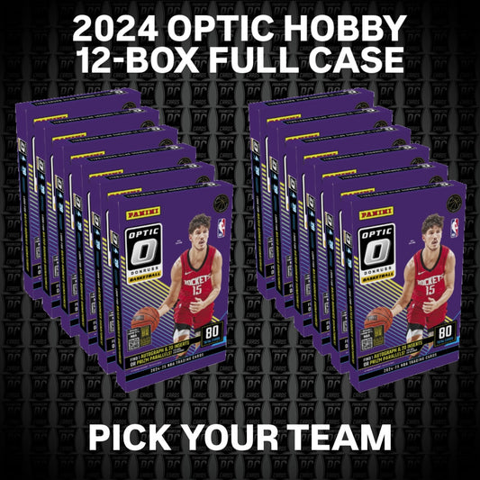 12-BOX FULL CASE 2024 Optic HOBBY Basketball Break - Pick Your Team (Sunday 8/24/25)