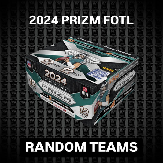 2024 Prizm Football FOTL 1st off the Line Box Break -- RANDOM TEAM (Sunday 12/22/24)