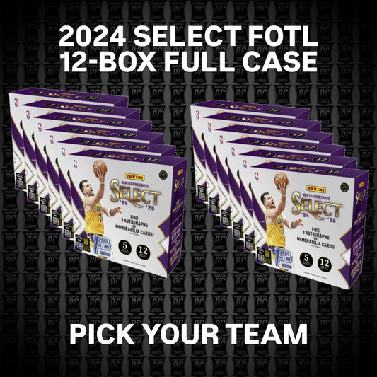 12-BOX FULL CASE 2024 Select FOTL 1st off the Line Basketball - Pick Your Team (Sunday 6/22/25)