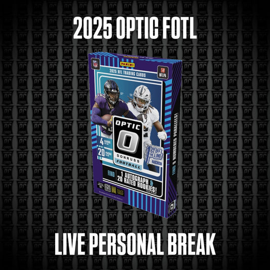 2025 Donruss Optic Football FOTL 1st off the Line Box