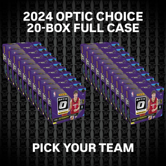 20-BOX FULL CASE 2024 Optic CHOICE Basketball Break - Pick Your Team (Sunday 9/7/25)