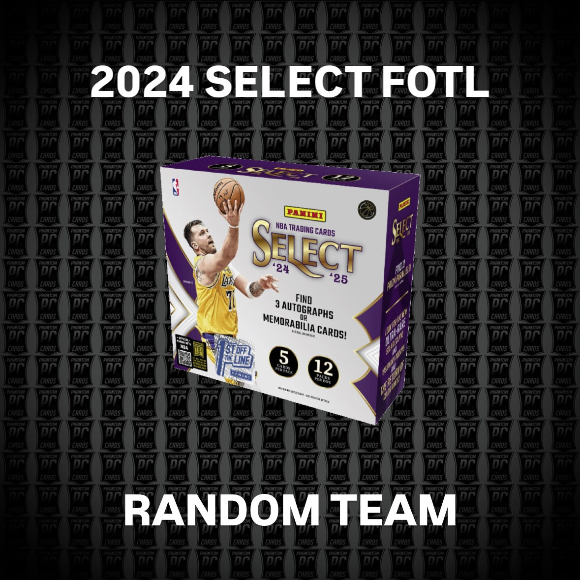 **DISCOUNT FOR 5** 2024 Select FOTL 1st off the Line Basketball Break - Random Team (Sunday 6/22/25)