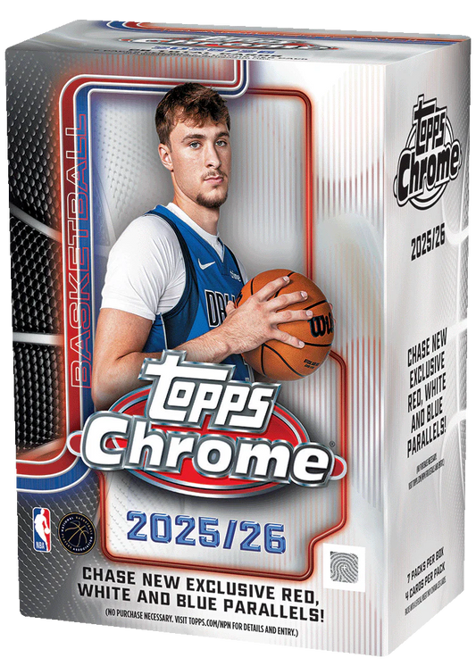 2025 Topps Chrome Basketball Blaster Box