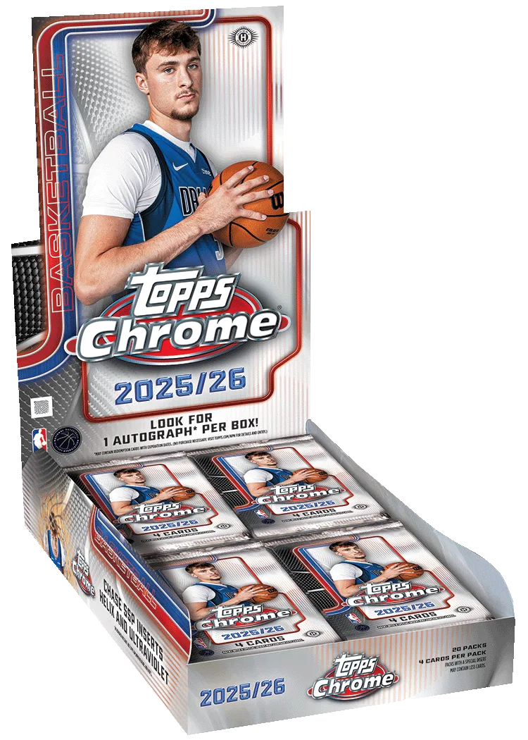 2025 Topps Chrome Basketball Hobby Box