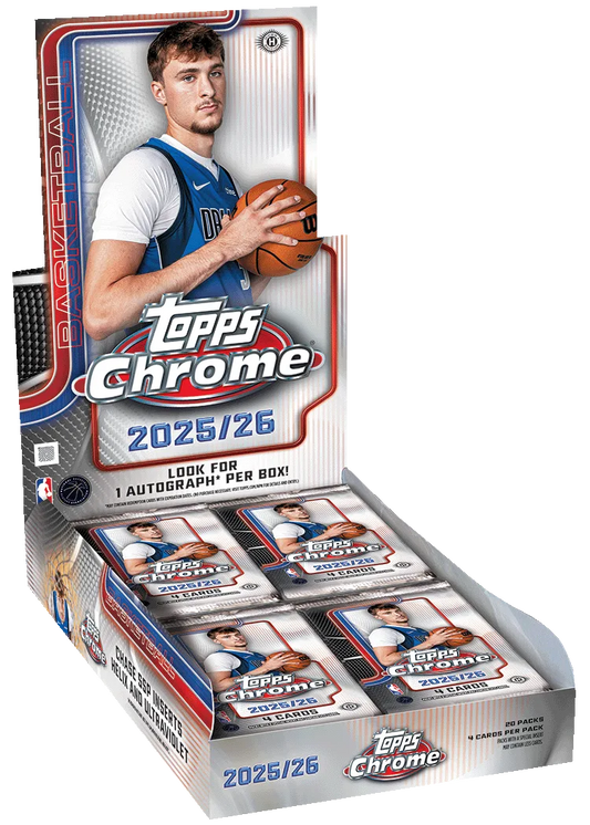 2025 Topps Chrome Basketball Hobby Box