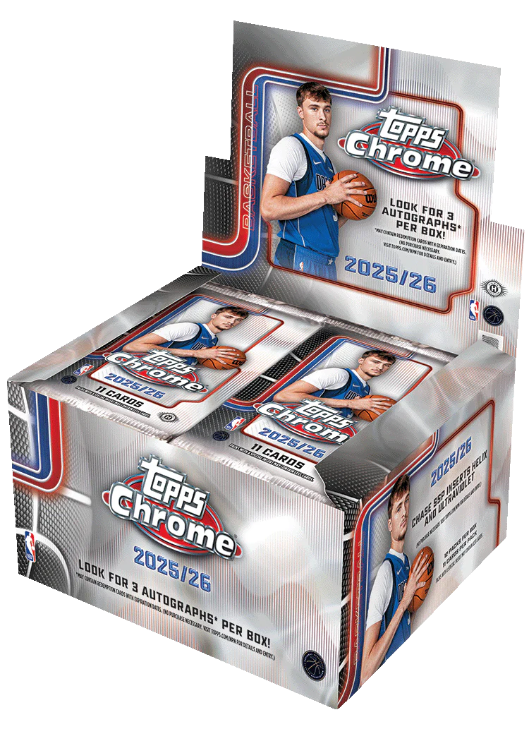 2025 Topps Chrome Basketball Jumbo Box