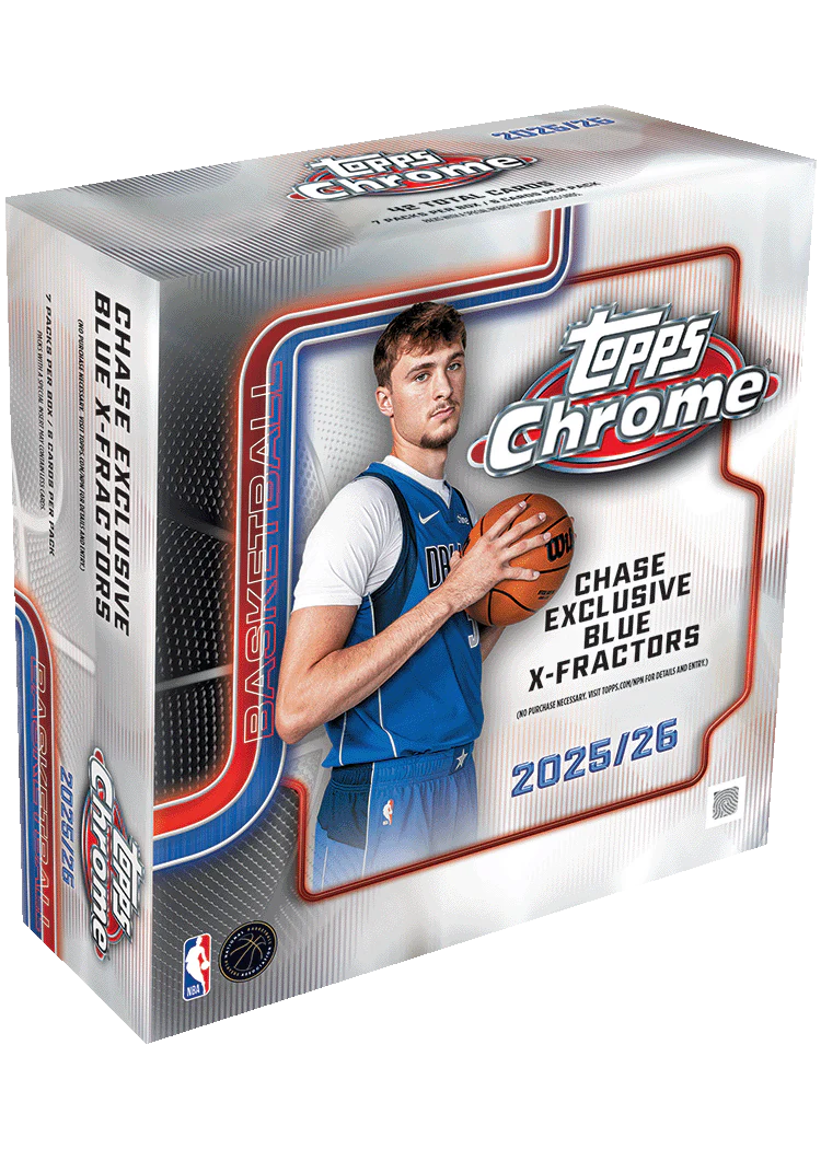 2025 Topps Chrome Basketball Mega Box