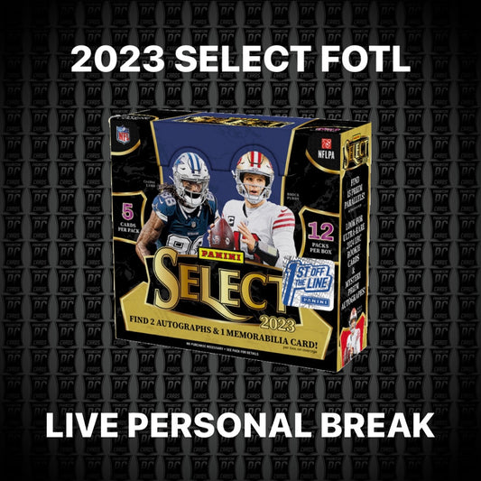 2023 Panini Select Football FOTL 1st off the Line Box